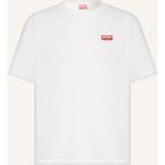 Reduzierte Weiße Oversize KENZO T-Shirts aus Baumwolle für Herren Übergrößen 