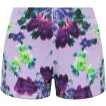 Kenzo, Kurze Shorts mit Blumenmuster Purple, Damen, Größe: XS