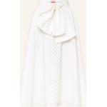 Reduzierte Weiße KENZO Maxi Maxiröcke mit Reißverschluss aus Baumwolle für Damen Größe M für den für den Winter 