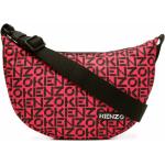 Rote KENZO Logo Damenschultertaschen & Damenshoulderbags mit Reißverschluss 