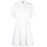 Reduzierte Weiße KENZO Damenkleider aus Baumwolle Größe M 