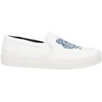 Weiße KENZO Slip-on Sneaker ohne Verschluss aus Canvas für Herren Größe 43 