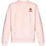 Reduzierte Pinke KENZO Damensweatshirts mit Blumenmotiv aus Baumwolle Größe L 