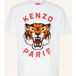 Braune KENZO Tiger T-Shirts aus Baumwolle für Herren Größe XL 