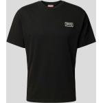 Schwarze Unifarbene KENZO T-Shirts aus Baumwolle für Herren Größe M 