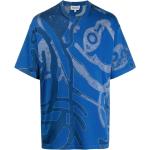 Reduzierte Blaue Kurzärmelige KENZO T-Shirts für Herren Größe XS 
