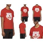 Reduzierte Rote KENZO Tiger T-Shirts für Herren Größe M 