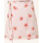 Pinke Blumenmuster KENZO Mini Wickelröcke aus Polyester für Damen Größe S 