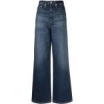 Reduzierte Indigofarbene Bestickte KENZO Jeans mit Stickerei mit Reißverschluss aus Baumwolle für Damen 