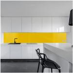 Gelbe Kerabad Küchenrückwände matt aus Aluminium Breite 150-200cm, Höhe 150-200cm, Tiefe 0-50cm 