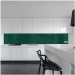 Grüne Kerabad Küchenrückwände matt aus Aluminium Breite 100-150cm, Höhe 100-150cm, Tiefe 0-50cm 