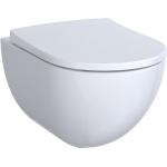 Keramag Acanto Tiefspül-WC, 500600, spülrandlos, 4,5/6L, wandhängend, Farbe: Weiß, mit KeraTect - 500.600.01.8