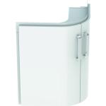 Keramag Eck Handwaschbecken Unterschrank Renova Nr. 1 Comprimo Neu 482x605x482mm Weiß matt/Weiß Hochglanz - 862150000