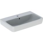 Weiße Keramag Renova Handwaschbecken & Gäste-WC-Waschtische aus Keramik mit Hahnloch 