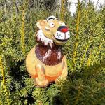 Tierfiguren für den Garten mit Tiermotiv aus Edelstahl frostfest 