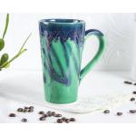Aquablaue Teetassen aus Keramik lebensmittelecht 