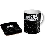 Keramik-Kaffeetasse mit Untersetzer, Motiv: Arctic Monkeys Woman