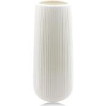 Reduzierte Weiße Minimalistische 20 cm Runde Bodenvasen & Vasen für Pampasgras 20 cm aus Keramik zum Valentinstag 