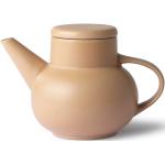Reduzierte Sandfarbene Vintage HKliving Runde Teekannen aus Keramik 