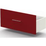 Rote Kerkmann Artline Schreibtische & Arbeitstische mit Schublade Breite über 500cm, Höhe 0-50cm, Tiefe 300-350cm 