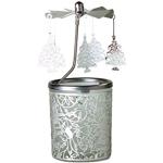 Silberne Kerzenfarm Weihnachts-Teelichthalter 