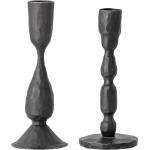 Schwarze Moderne 16 cm Bloomingville Runde Kerzenständer & Kerzenhalter 
