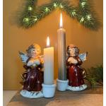 Zeitzone Weihnachtsengel mit Engel-Motiv aus Keramik 2-teilig 