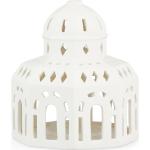 Weiße Skandinavische 12 cm Kähler Design Urbania Weihnachts-Teelichthalter 