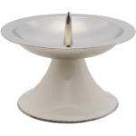 Silberne Moderne Runde Kandelaber & Kerzenleuchter aus Metall 