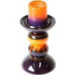 Violette Vintage Runde Kandelaber & Kerzenleuchter aus Keramik 
