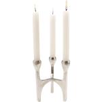 Silberne 15 cm KARE DESIGN Kerzenständer & Kerzenhalter aus Aluminium 