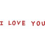 Rote 13 cm Rayher Buchstabenkerzen zum Valentinstag 