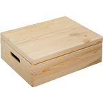 Hellbraune Kesper Kisten & Aufbewahrungskisten 14 cm aus Kiefer mit Deckel 