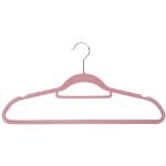 Rosa Kleiderbügel aus Kunststoff 6-teilig 