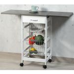 Weiße Küchenwagen & Küchenrollwagen Breite 50-100cm günstig online kaufen