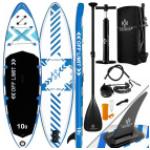 KESSER® Aufblasbares SUP Board Set Stand Up Paddle Board Premium Surfboard Wassersport 6 Zoll Dick Komplettes Zubehör 130kg