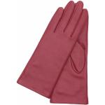 Reduzierte Pinke Elegante Kessler Lederhandschuhe aus Leder für Damen für den für den Herbst 