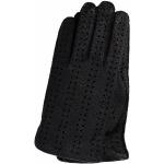 Reduzierte Schwarze Kessler Lederhandschuhe aus Leder für Damen für den für den Winter 