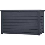 Anthrazitfarbene Moderne Ondis24 Auflagenboxen & Gartenboxen 751l - 1000l aus Holz UV-beständig 
