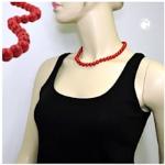 Schwarze Perlenketten handgemacht für Damen 