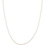 Silberne Perlenketten 14 Karat mit Echte Perle für Damen 