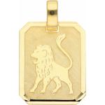 Goldene Löwe-Anhänger mit Löwen-Motiv aus Gold für Damen 