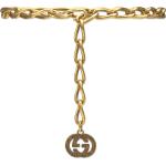 Goldene Gucci Damenkettengürtel Länge 65 