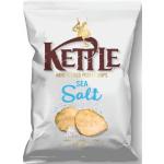 Kettle Chips Sea Salt 10 x 130 g Tüten, hand-frittierte Kessel-Chips, knusprige Kartoffelchips mit dem Geschmack von Meersalz für einen gelungenen Abend