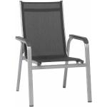 Reduzierte Anthrazitfarbene Kettler Basic Plus Gartenstühle Metall aus Polyrattan wetterfest Breite 50-100cm, Höhe 50-100cm, Tiefe 50-100cm 