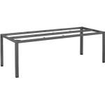 Anthrazitfarbene Kettler Tischgestelle & Tischkufen pulverbeschichtet aus Aluminium Breite 50-100cm, Höhe 200-250cm, Tiefe 50-100cm 