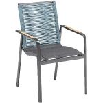 Reduzierte Blaue Kettler Gartenstühle & Balkonstühle aus Polyrattan rostfrei Breite 50-100cm, Höhe 50-100cm, Tiefe 50-100cm 