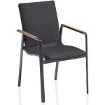 Reduzierte Dunkelgraue Kettler Gartenstühle Metall aus Aluminium stapelbar Breite 50-100cm, Höhe 50-100cm, Tiefe 50-100cm 