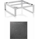 Anthrazitfarbene Rechteckige Lounge Tische pulverbeschichtet aus Aluminium 