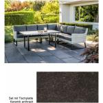 Reduzierte Anthrazitfarbene Mediterrane Kettler Lounge Gartenmöbel & Loungemöbel Outdoor aus Polyrattan 6-teilig 
